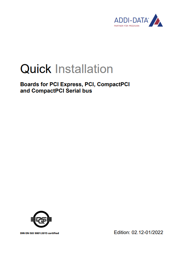 Quick installation